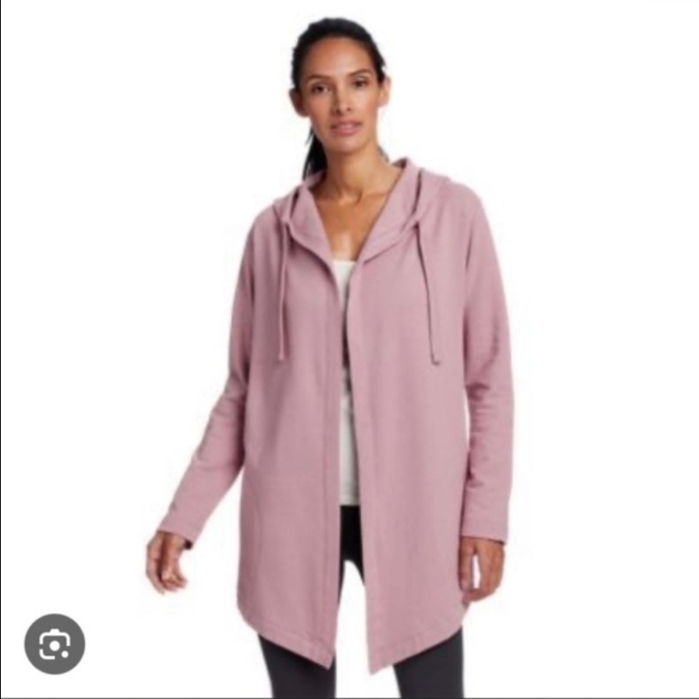Eddie Bauer Womans Motion Cozy Camp Open Wrap - tea rose